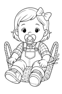 Desenho de Bebe Desenho Colorir Imprimir 52