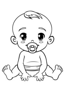 Desenho de Bebe Desenho Colorir Imprimir 59