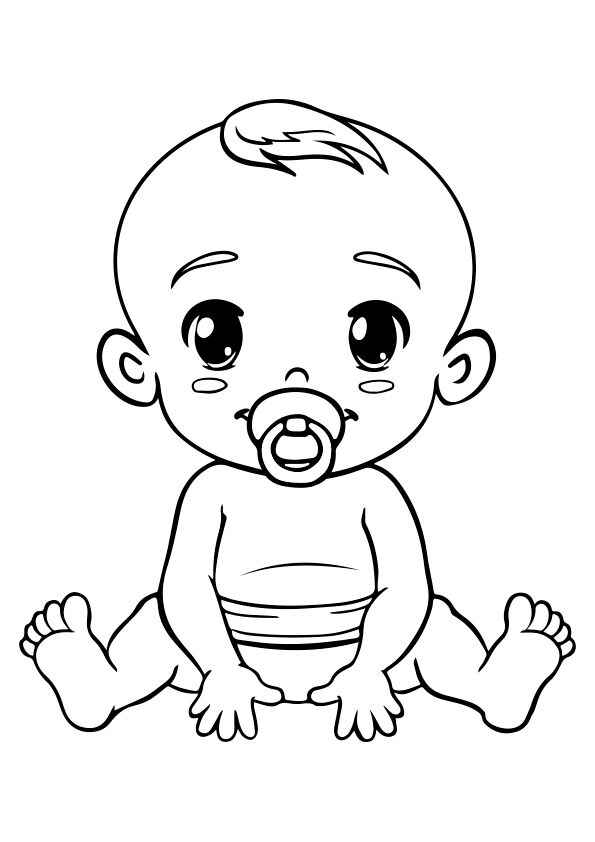 Desenho de Bebe Desenho Colorir Imprimir 59