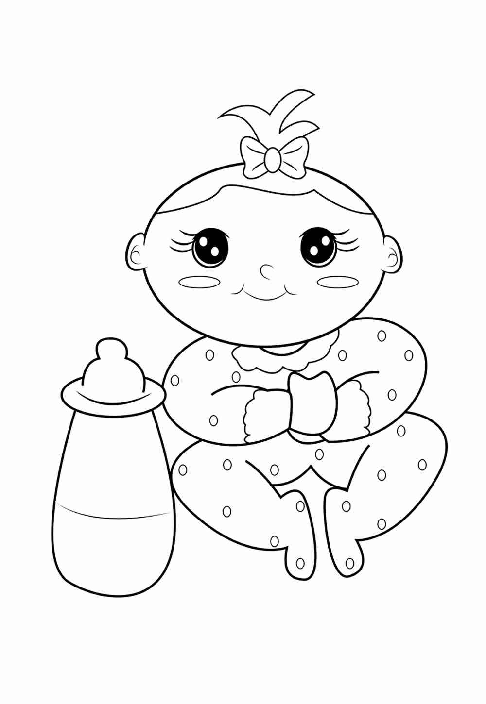 Desenho de Bebe Desenho Colorir Imprimir 60