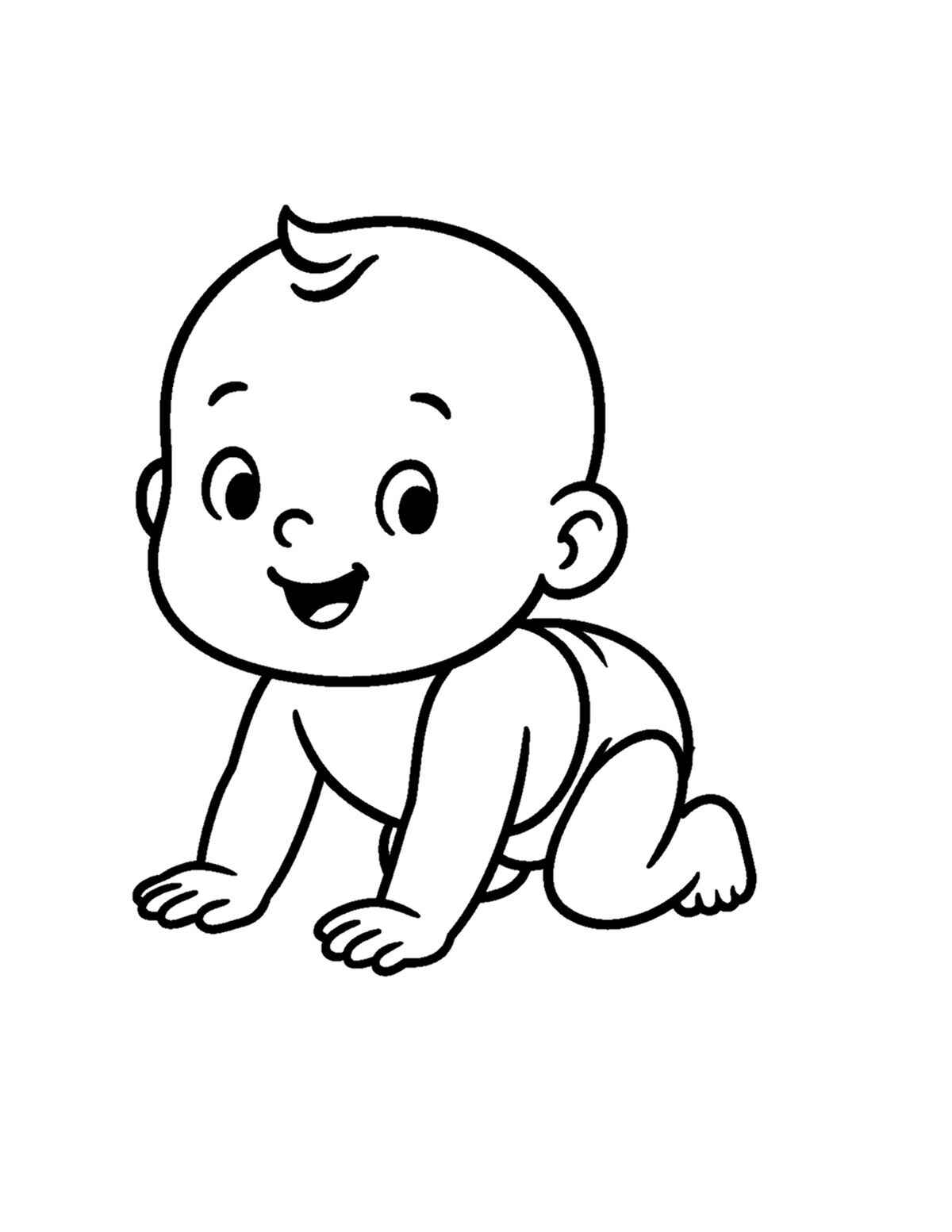 Bebe Desenho Colorir Imprimir 61