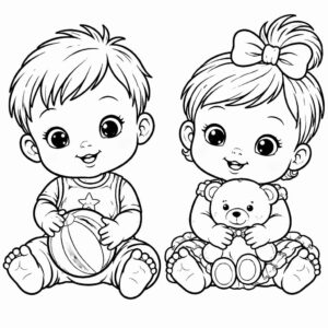 Desenho de Bebe Desenho Colorir Imprimir 62