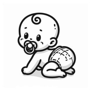 Desenho de Bebe Desenho Colorir Imprimir 65