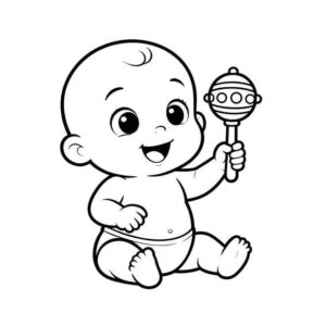 Desenho de Bebe Desenho Colorir Imprimir 66
