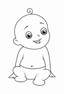 Desenho de Bebe Desenho Colorir Imprimir 69