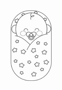 Desenho de Bebe Desenho Colorir Imprimir 73