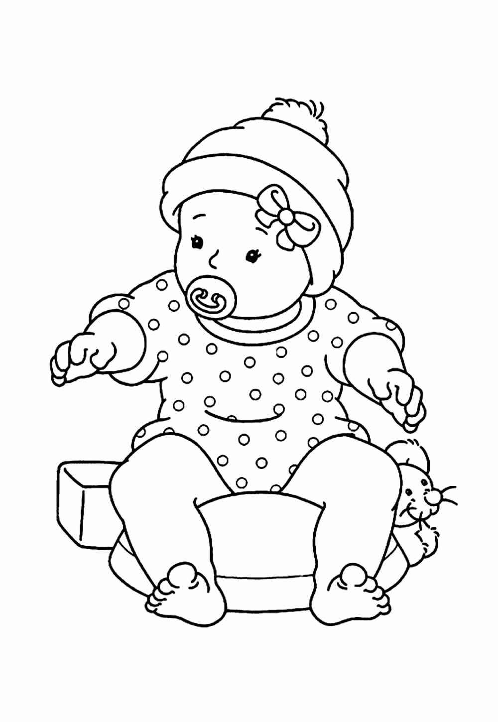 Desenho de Bebe Desenho Colorir Imprimir 76