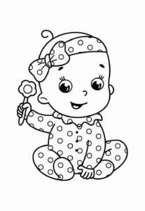 Desenho de Bebe Desenho Colorir Imprimir 78