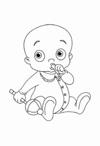 Desenho de Bebe Desenho Colorir Imprimir 79