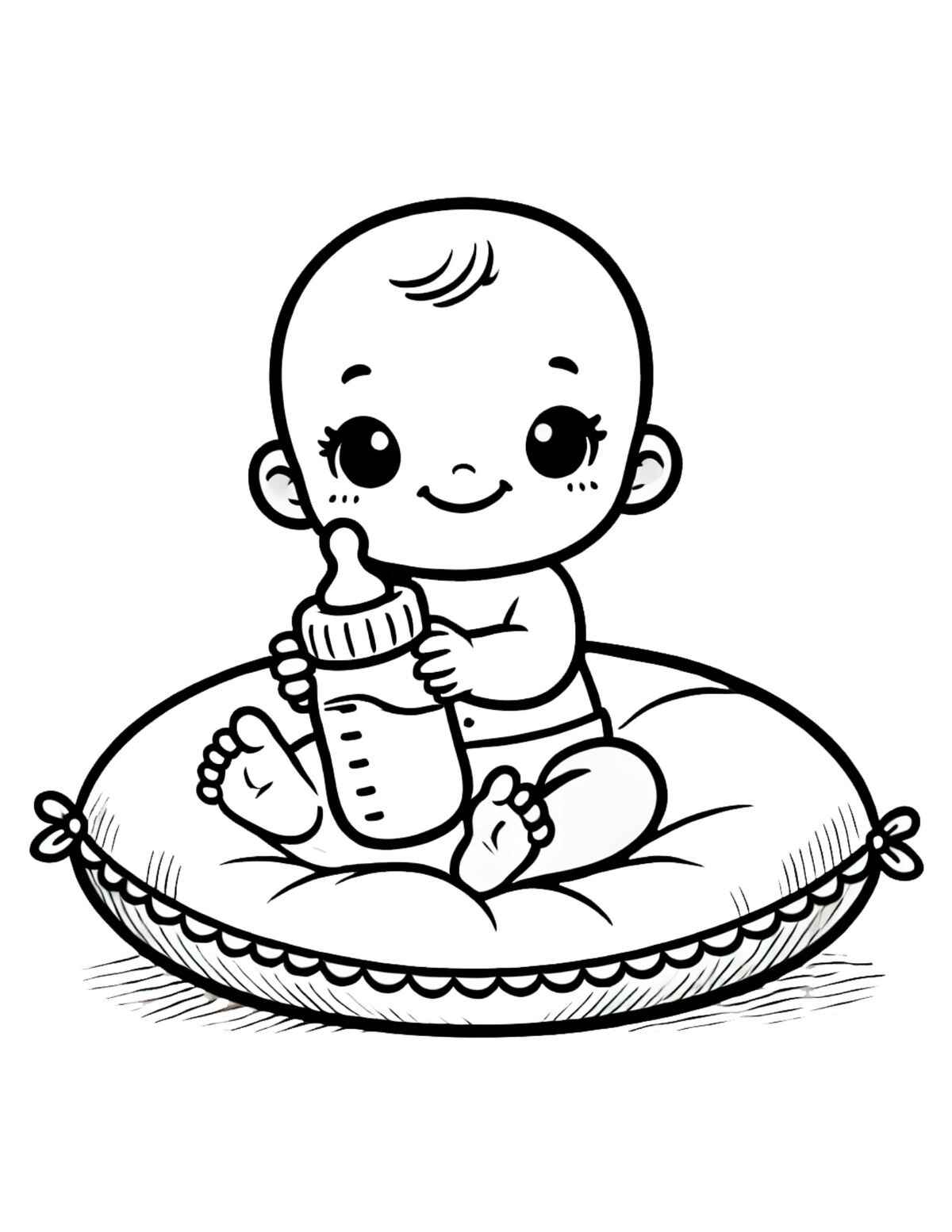 Bebe Desenho Colorir Imprimir 83