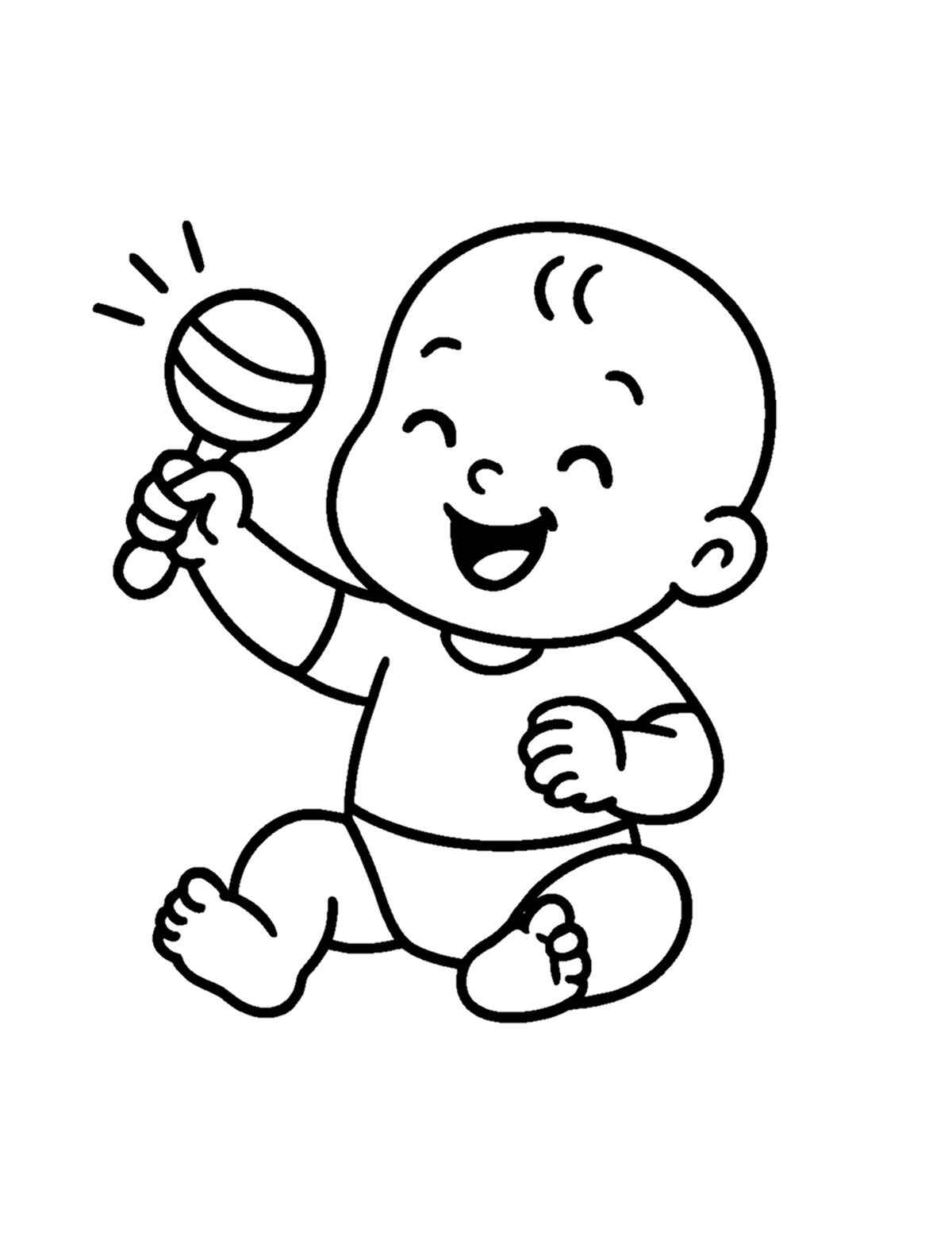 Bebe Desenho Colorir Imprimir 84