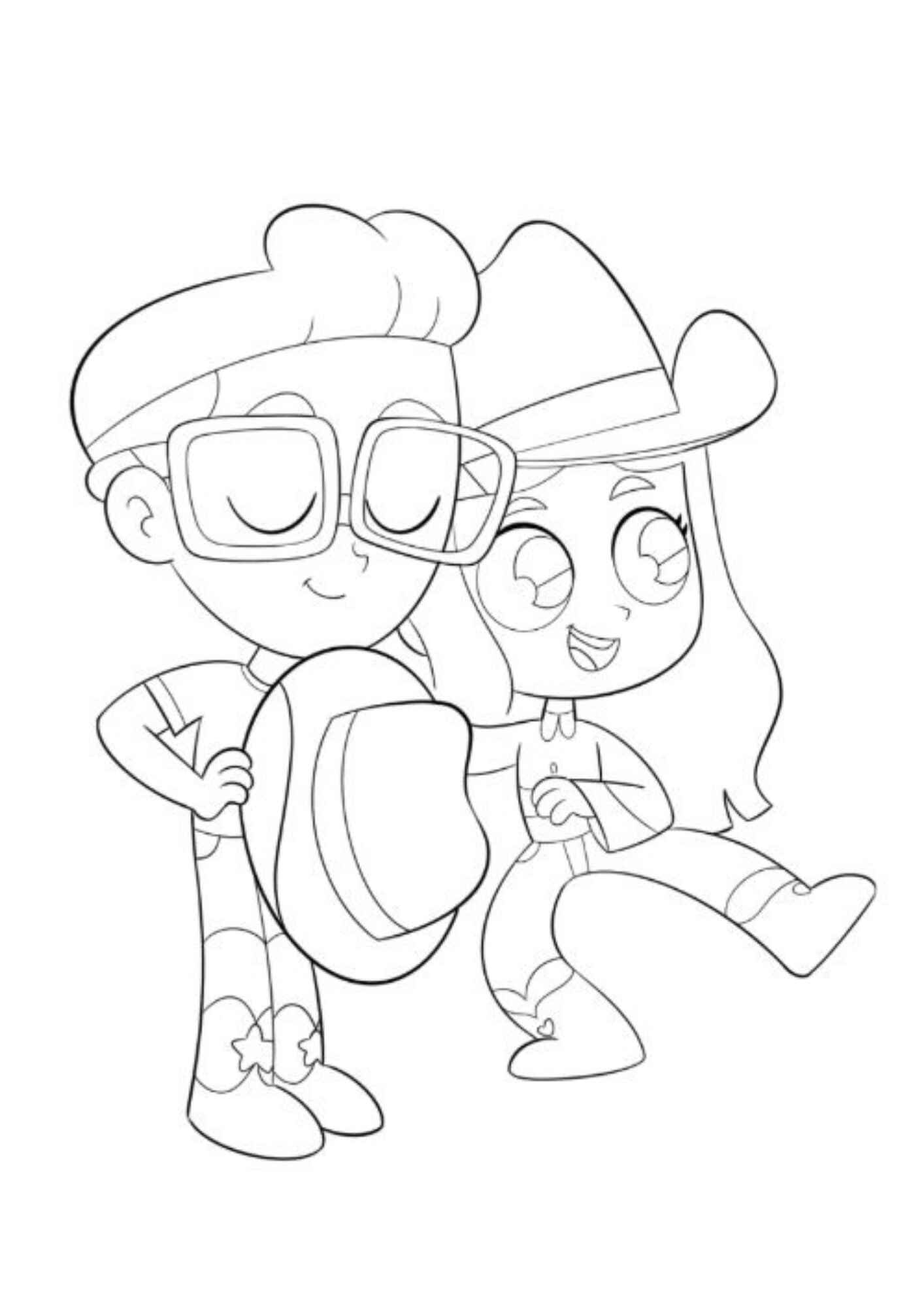 Boiadeirinha Desenho Colorir Imprimir 2