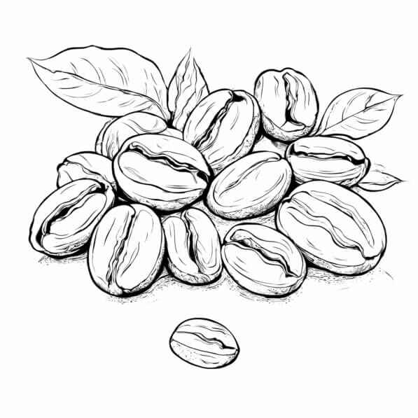 Desenho de Café Desenho Colorir Imprimir 01