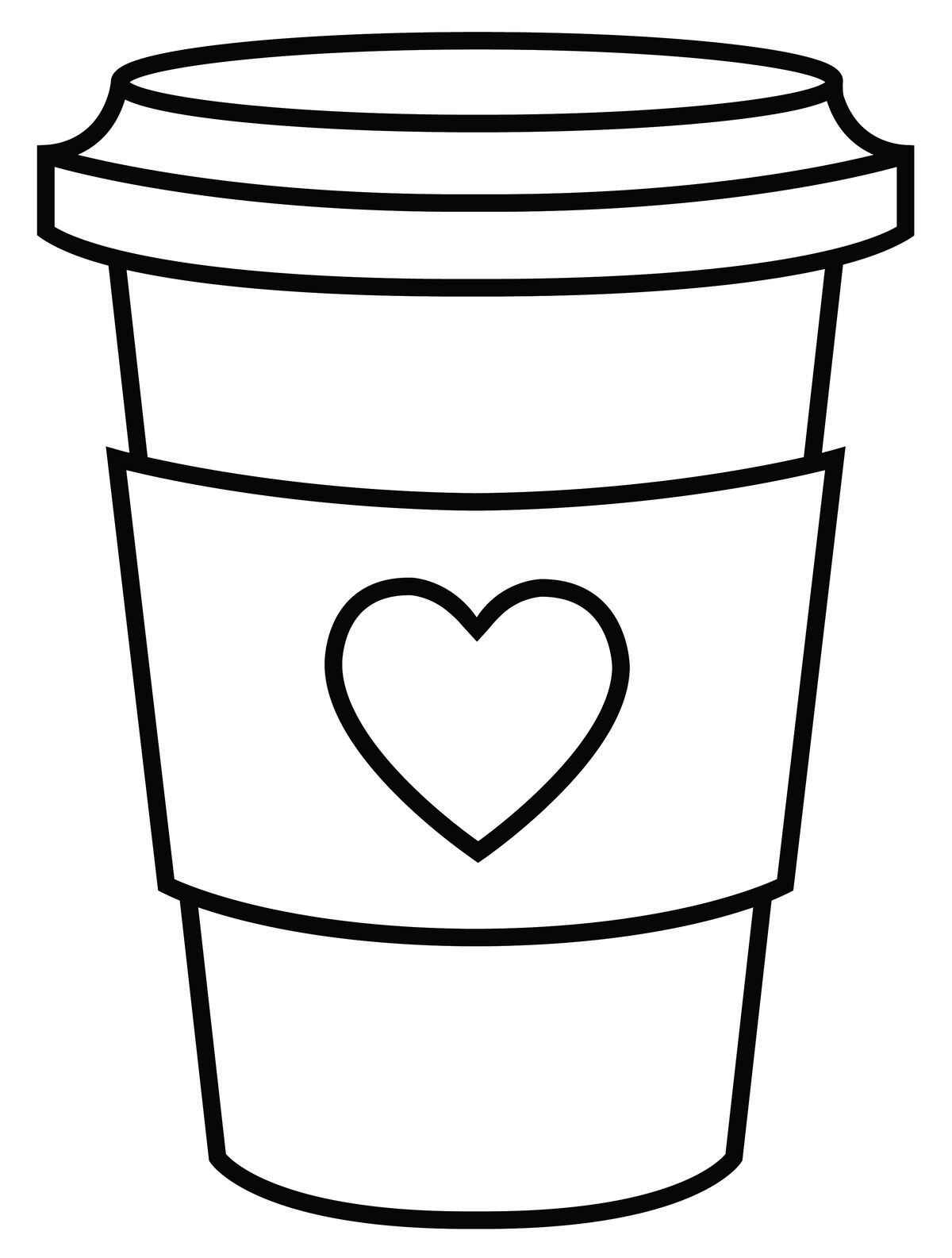 Desenho de Café Desenho Colorir Imprimir 08