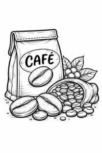 Desenho de Café Desenho Colorir Imprimir 11
