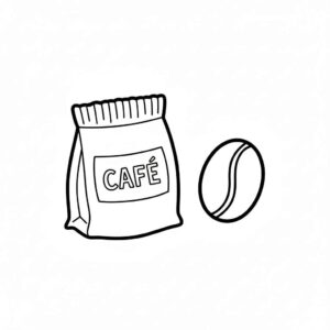 Desenho de Café Desenho Colorir Imprimir 15