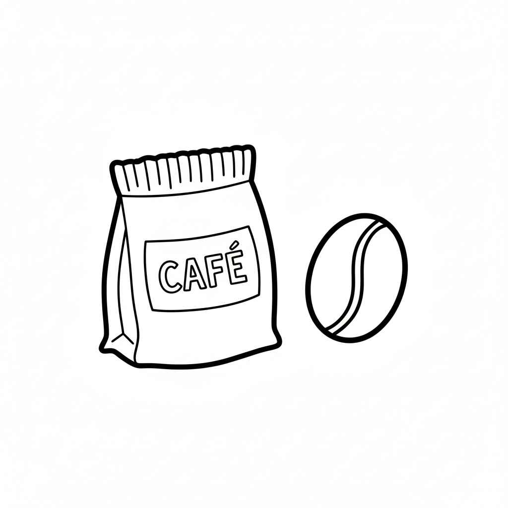 Desenho de Café Desenho Colorir Imprimir 15