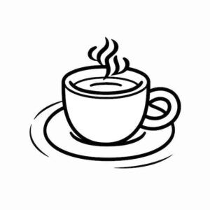 Desenho de Café Desenho Colorir Imprimir 16