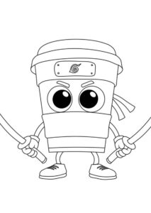 Desenho de Capuccino Assassino Desenho Colorir Imprimir 2