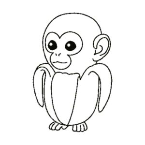 Desenho de Chimpanzini Bananini Desenho Colorir Imprimir 08