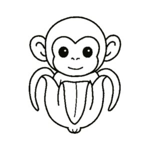 Desenho de Chimpanzini Bananini Desenho Colorir Imprimir 09