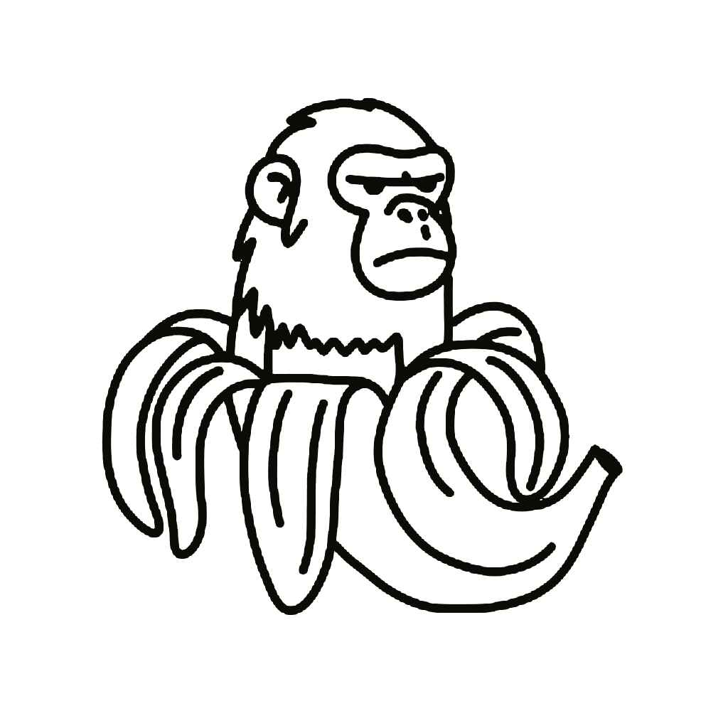 Desenho de Chimpanzini Bananini Desenho Colorir Imprimir 11