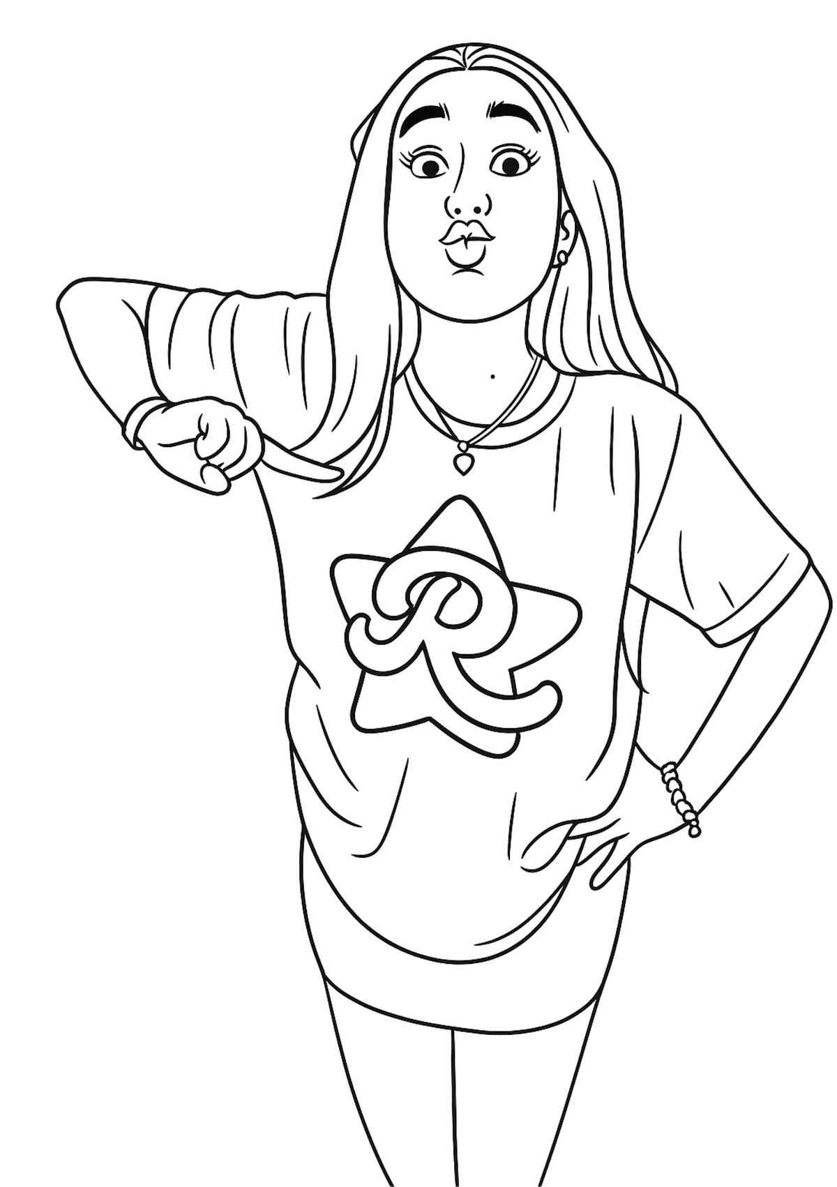 Desenho de Emilly Vick Desenho Colorir Imprimir 01