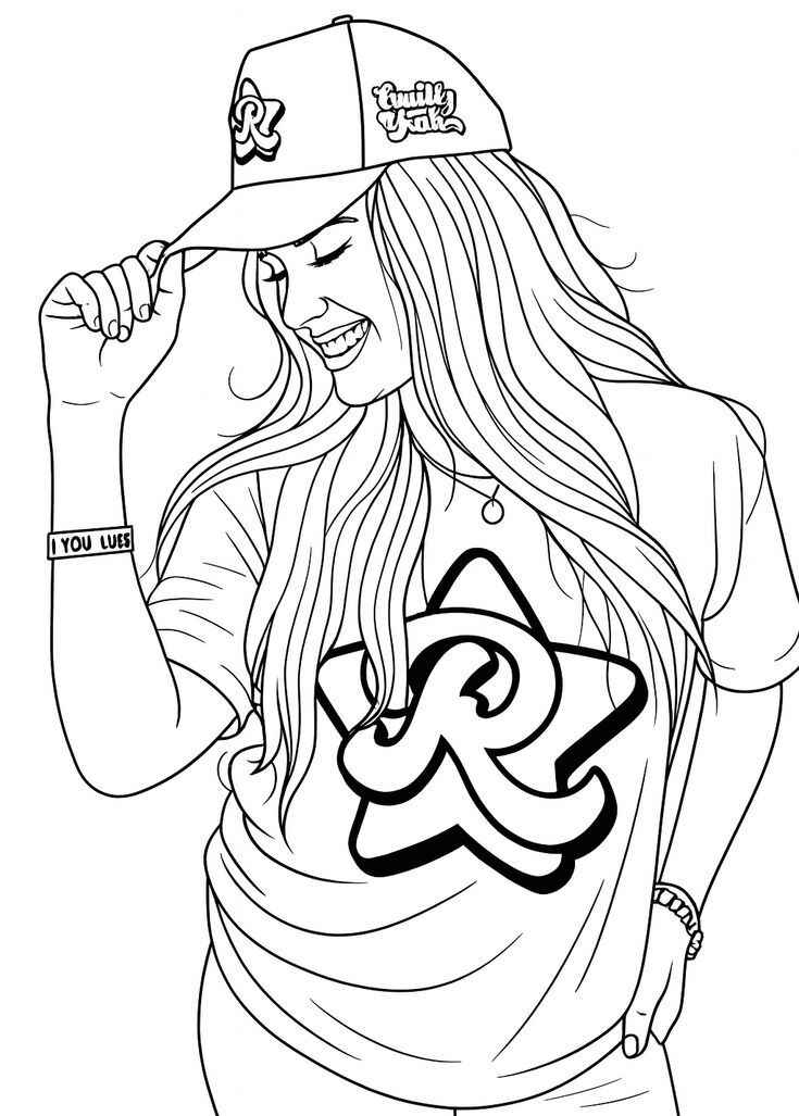 Desenho de Emilly Vick Desenho Colorir Imprimir 03