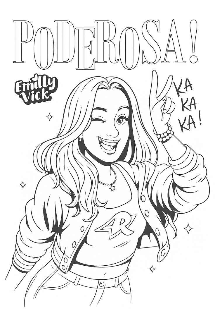 Desenho de Emilly Vick Desenho Colorir Imprimir 06 (2)