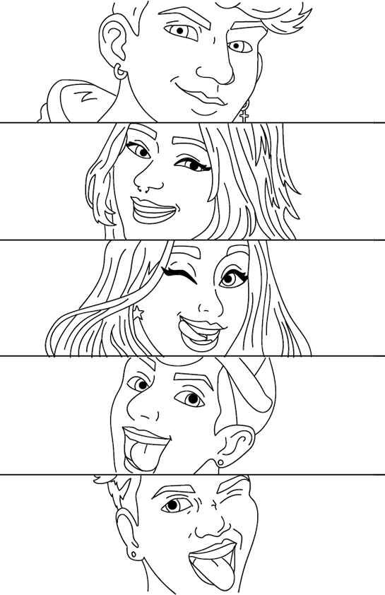 Desenho de Emilly Vick Desenho Colorir Imprimir 09