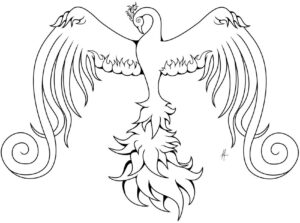Desenho de Fenix Desenho Colorir Imprimir 16