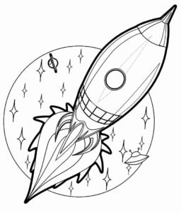Desenho de Foguete Desenho Colorir Imprimir 32