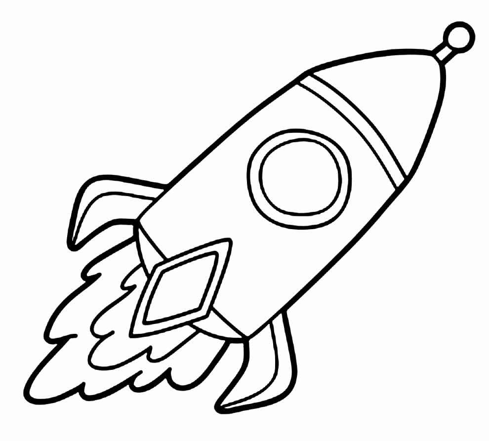Desenho de Foguete Desenho Colorir Imprimir 35