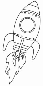 Desenho de Foguete Desenho Colorir Imprimir 39