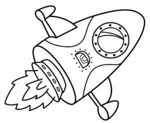 Desenho de Foguete Desenho Colorir Imprimir 49