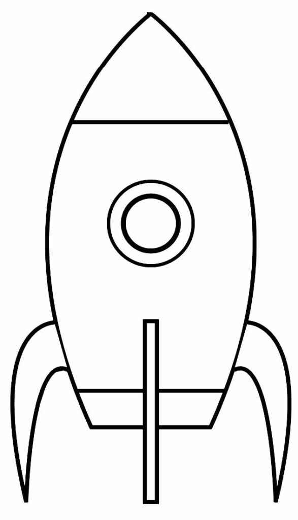 Desenho de Foguete Desenho Colorir Imprimir 50