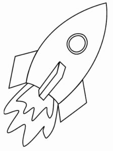 Desenho de Foguete Desenho Colorir Imprimir 51