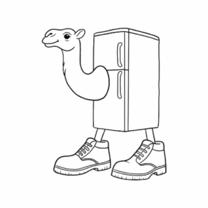 Desenho de Frigo Camello Desenho Colorir Imprimir 06