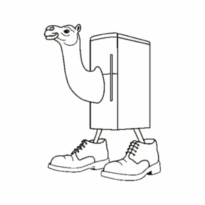 Desenho de Frigo Camello Desenho Colorir Imprimir 07