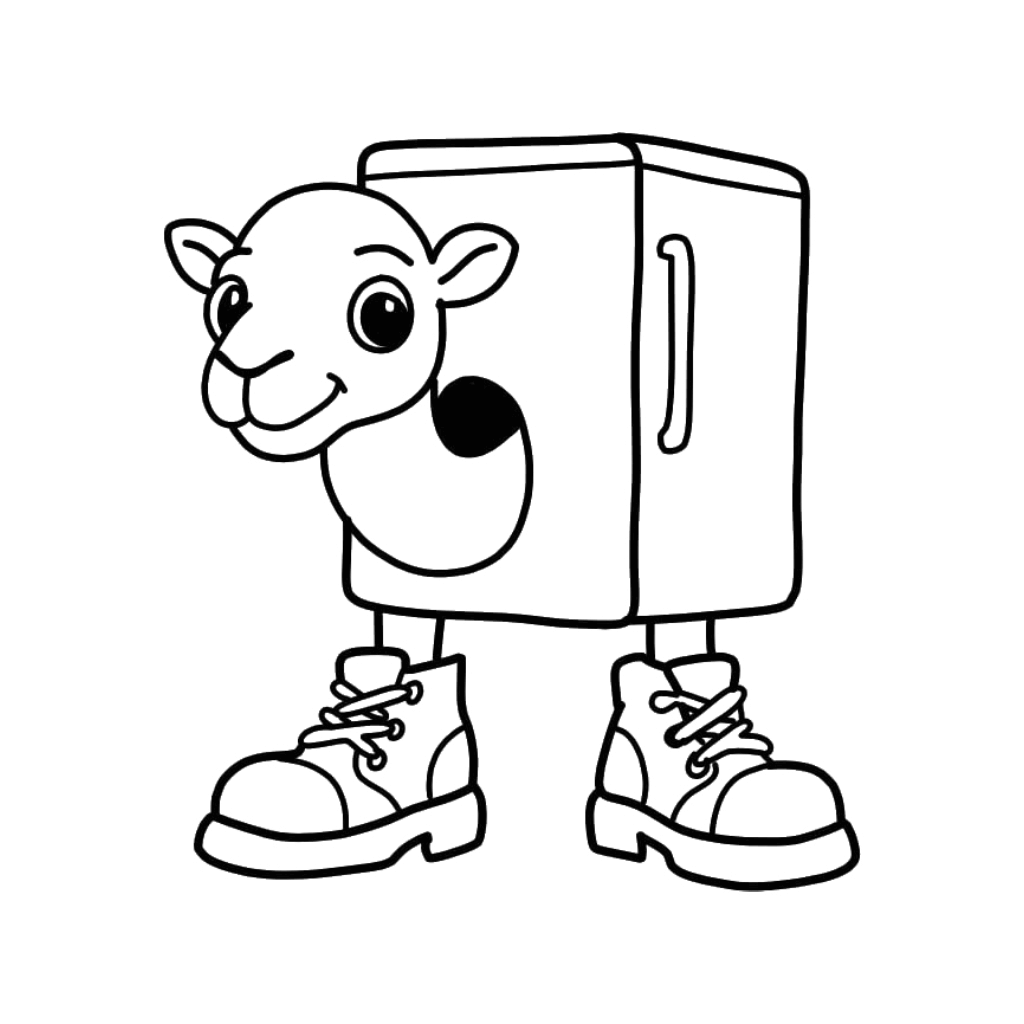 Desenho de Frigo Camello Desenho Colorir Imprimir 10
