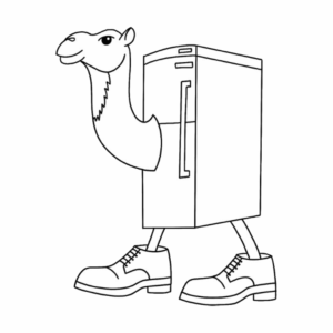 Desenho de Frigo Camello Desenho Colorir Imprimir 11