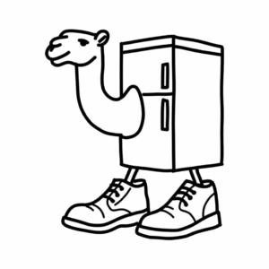 Desenho de Frigo Camello Desenho Colorir Imprimir 12