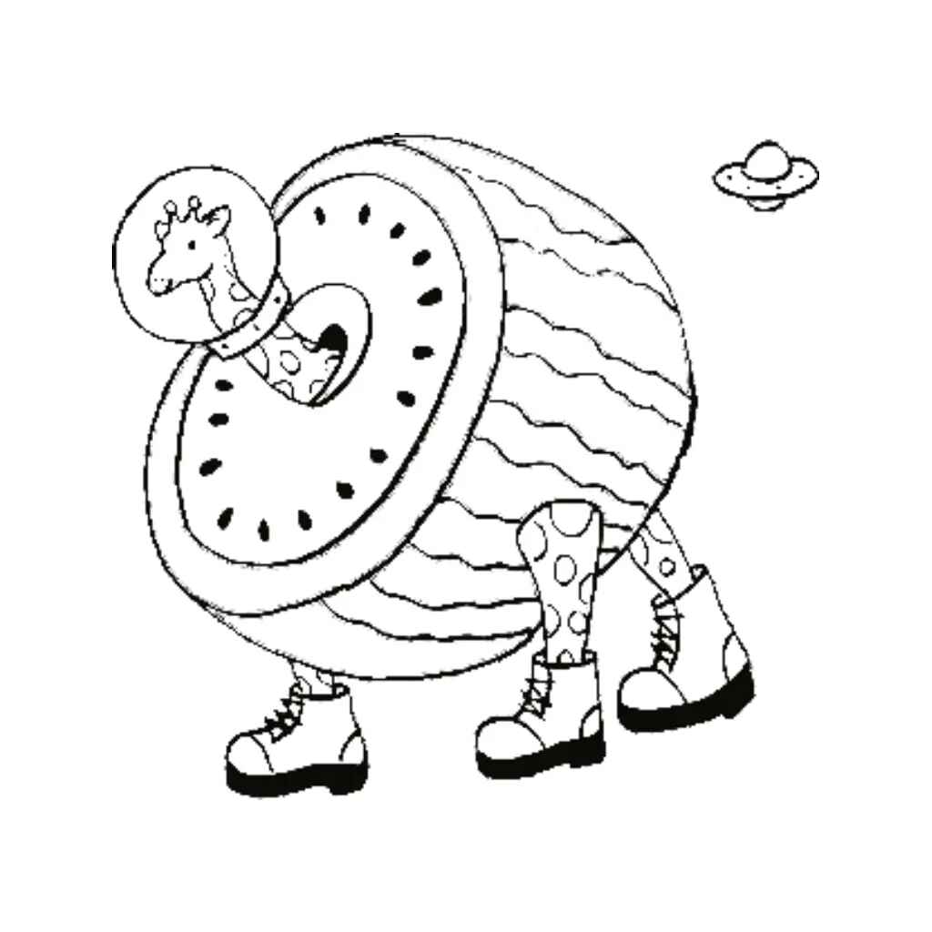 Desenho de Girafa Celeste Desenho Colorir Imprimir 08