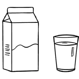 Desenho de Leite Desenho Colorir Imprimir 13