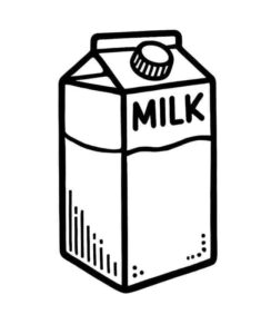Desenho de Leite Desenho Colorir Imprimir 14