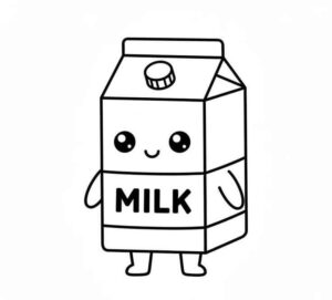 Desenho de Leite Desenho Colorir Imprimir 16