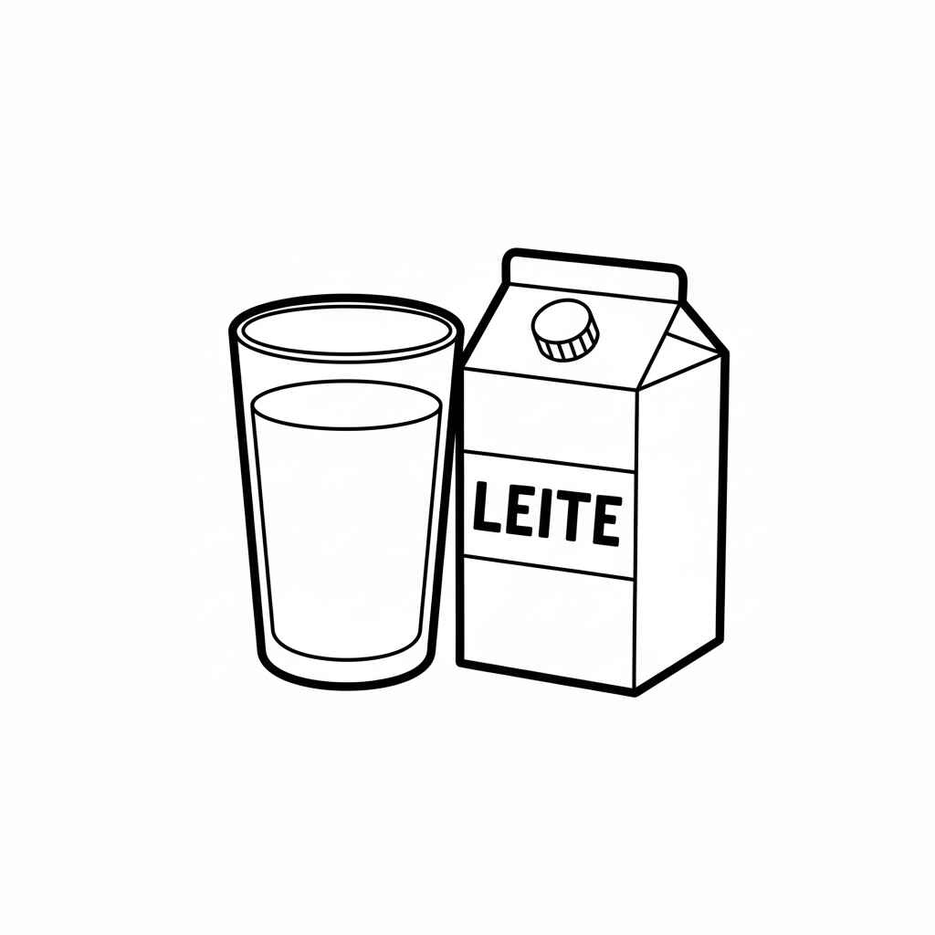 Desenho de Leite Desenho Colorir Imprimir 17