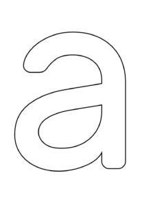 Desenho de Letra A Desenho Colorir Imprimir 24