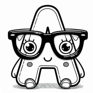 Desenho de Letra A Desenho Colorir Imprimir 30