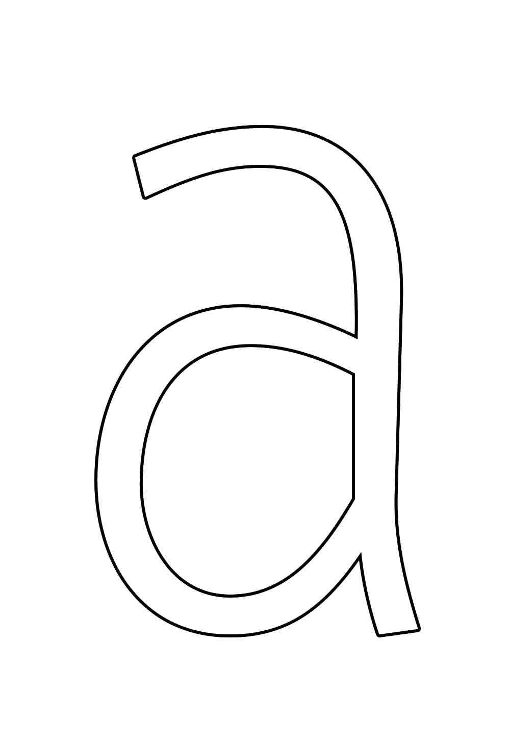 Desenho de Letra A Desenho Colorir Imprimir 38